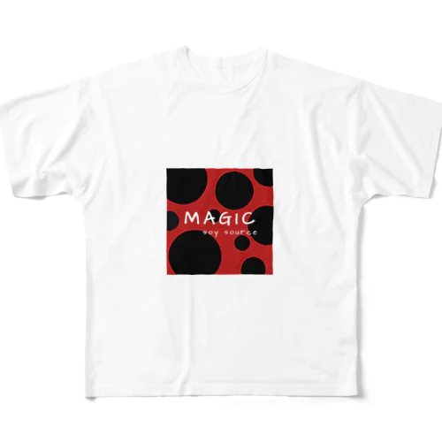 Magic soy source フルグラフィックTシャツ