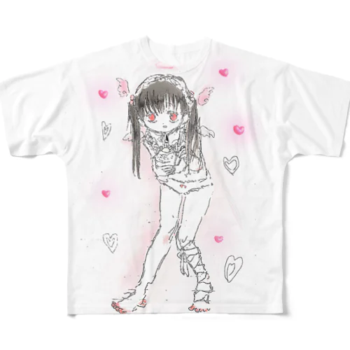 ぐるぐるてんし All-Over Print T-Shirt