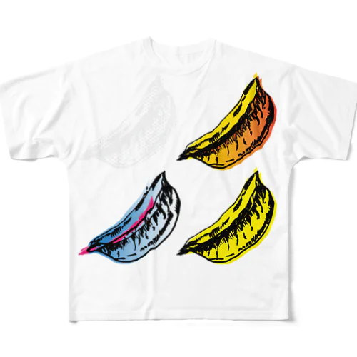 白ロンT All-Over Print T-Shirt