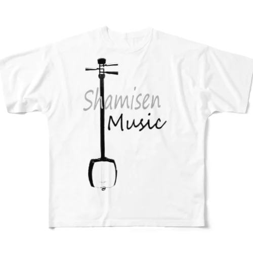ShamisenMusic All-Over Print T-Shirt