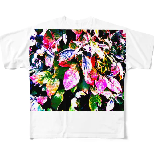 秋冷えに　赤 All-Over Print T-Shirt