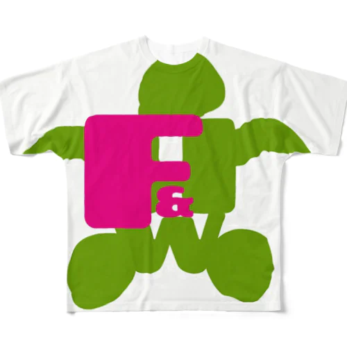 Hello world and Friend ロゴマーク亀 All-Over Print T-Shirt