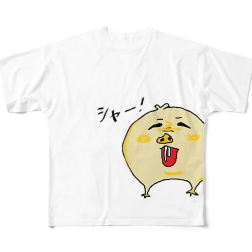 ハダカネズミ フルグラフィックTシャツ