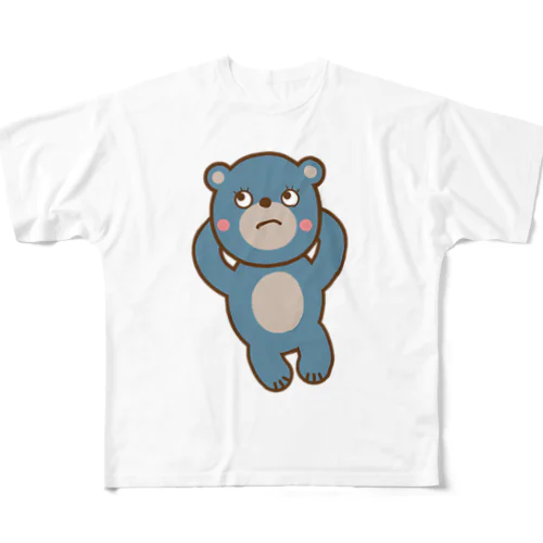 Bふてねくまー フルグラフィックTシャツ