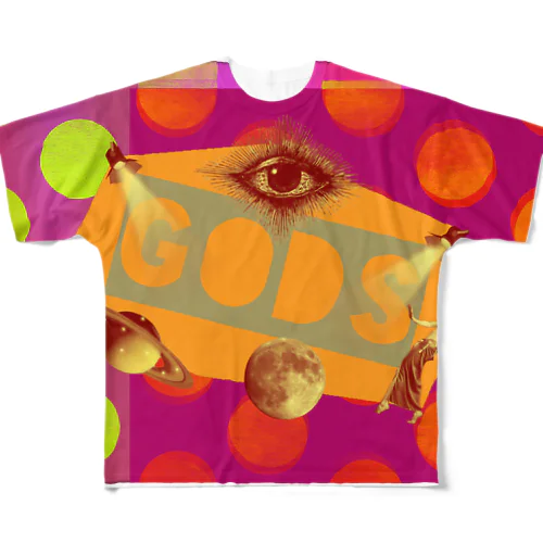 GODSDOTS フルグラフィックTシャツ