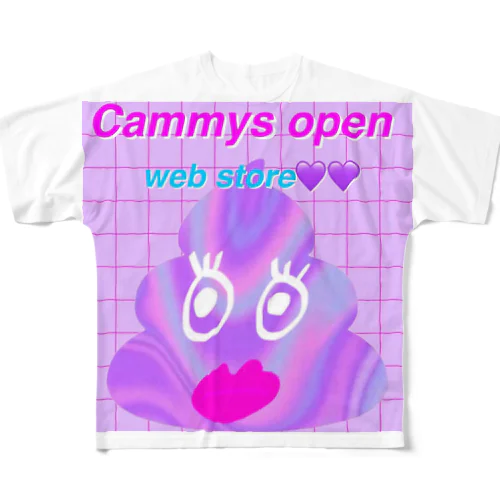 CammysオリジナルキャラクターTシャツ All-Over Print T-Shirt