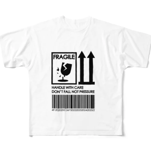 FRAGILE フルグラフィックTシャツ