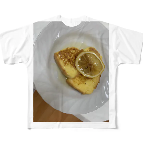 フレンチトーストのハニーレモン All-Over Print T-Shirt