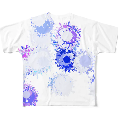 スプラッシュ All-Over Print T-Shirt