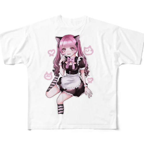 ネコミミメイドちゃん フルグラフィックTシャツ