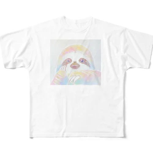ナマケモノTシャツ All-Over Print T-Shirt