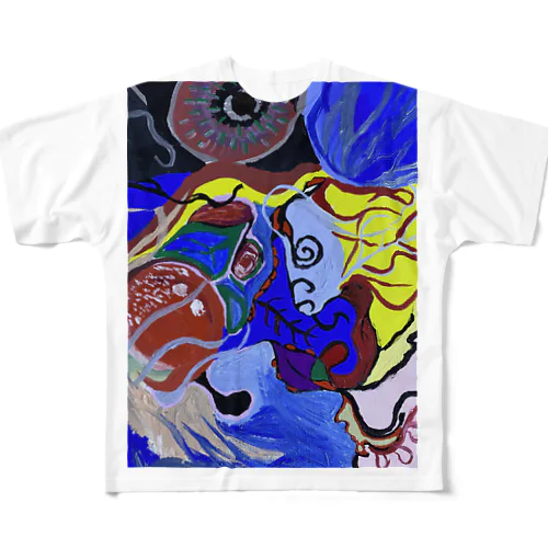 絵画風17 All-Over Print T-Shirt