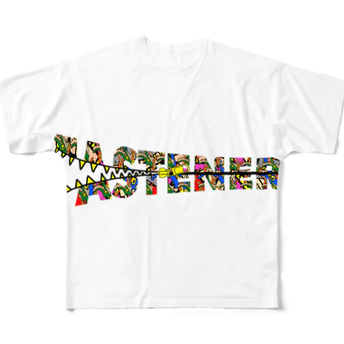 ワニファスナー All-Over Print T-Shirt