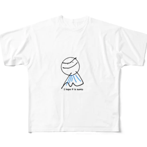 てるてるぼーず フルグラフィックTシャツ