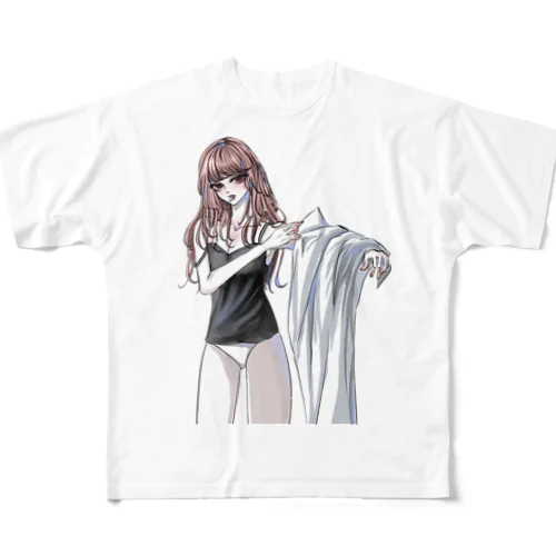 お着替えお姉さん All-Over Print T-Shirt