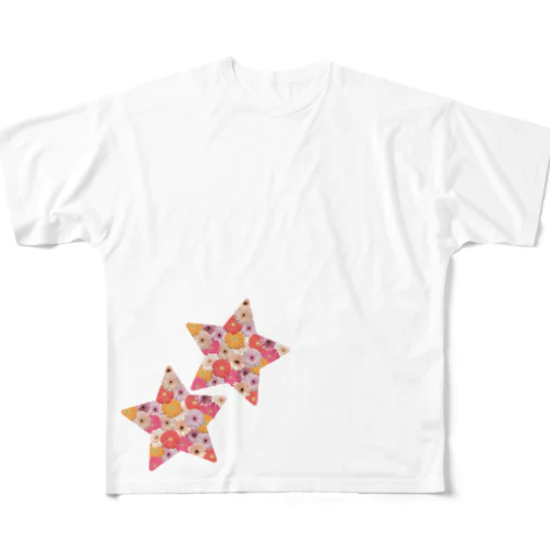 星ベラ フルグラフィックTシャツ