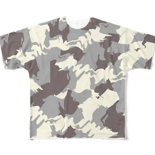 1st camo All-Over Print T-Shirt