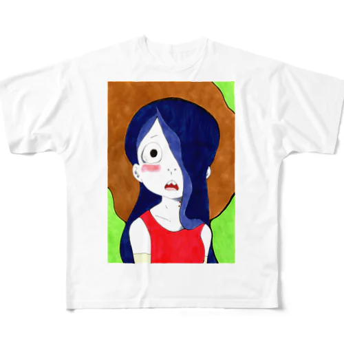 女の子作品001  全面 All-Over Print T-Shirt