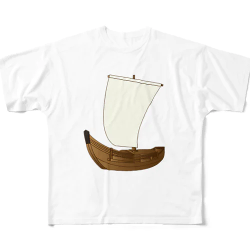北前船 All-Over Print T-Shirt