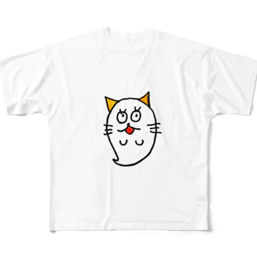 おばけちゃん②#pippi手書きイラスト All-Over Print T-Shirt