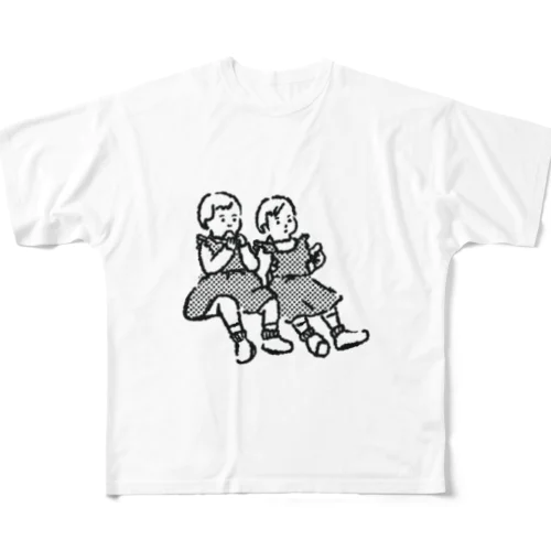 ふたご(ひとやすみ) All-Over Print T-Shirt