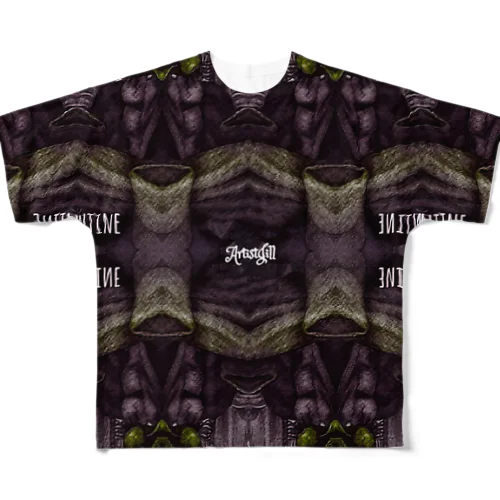 ゴシックルーム(紫) All-Over Print T-Shirt