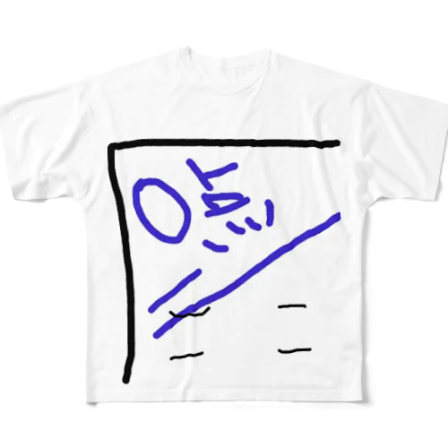 0点 All-Over Print T-Shirt