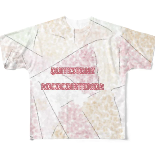 QuiteStoneRococoInterior フルグラフィックTシャツ