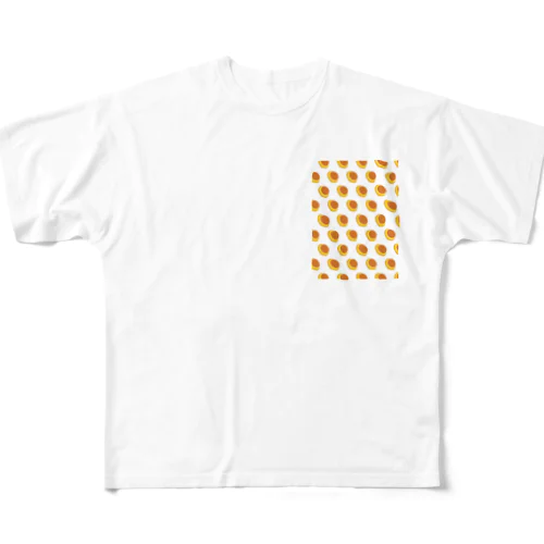 ぼうしぱん　大群 All-Over Print T-Shirt