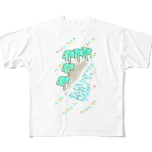 パラダイス All-Over Print T-Shirt