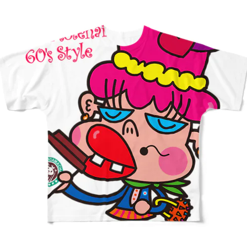 パティ60 フルグラフィックTシャツ