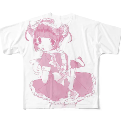 みゃ フルグラフィックTシャツ