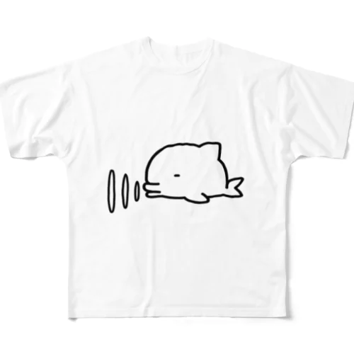 イルカリング フルグラフィックTシャツ