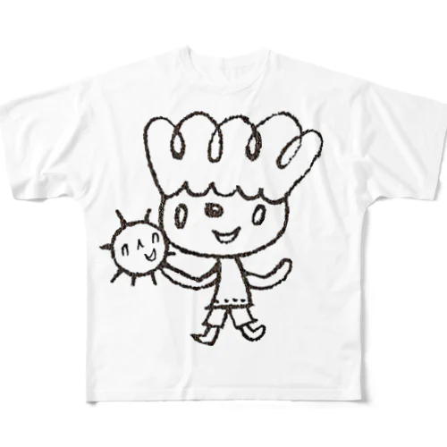 はっぱboy フルグラフィックTシャツ