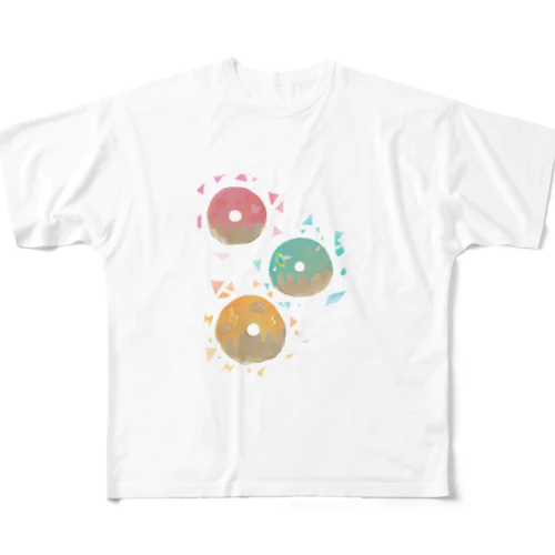 ドーナツTシャツ All-Over Print T-Shirt