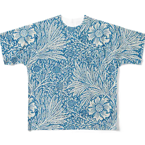 Marigold pattern 1875 フルグラフィックTシャツ