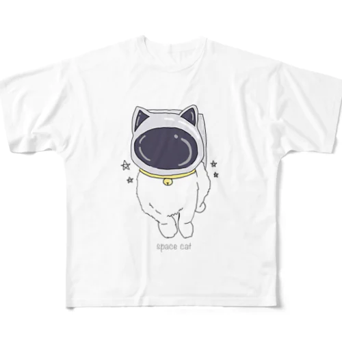 宇宙ねこ。 All-Over Print T-Shirt