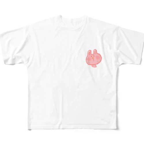 うさぎのみんとちゃん All-Over Print T-Shirt