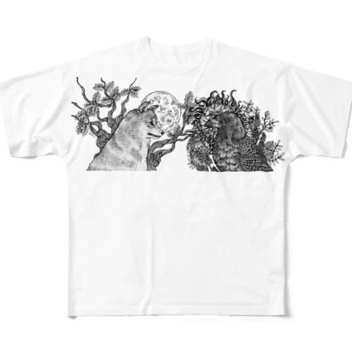 知恵と力 All-Over Print T-Shirt