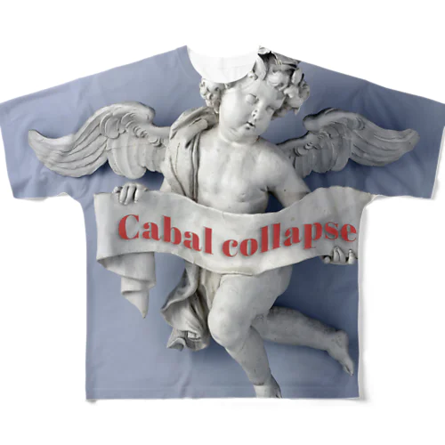 カバールの崩壊のお知らせ！Cabal collapse フルグラフィックTシャツ