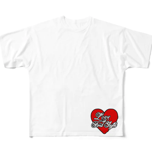 Lafs23 公式グッズ 「ハート」 All-Over Print T-Shirt