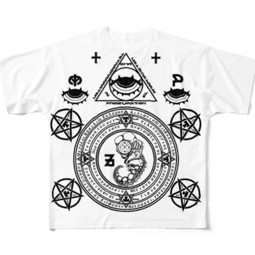 「悪魔の降臨」 フルグラフィックTシャツ