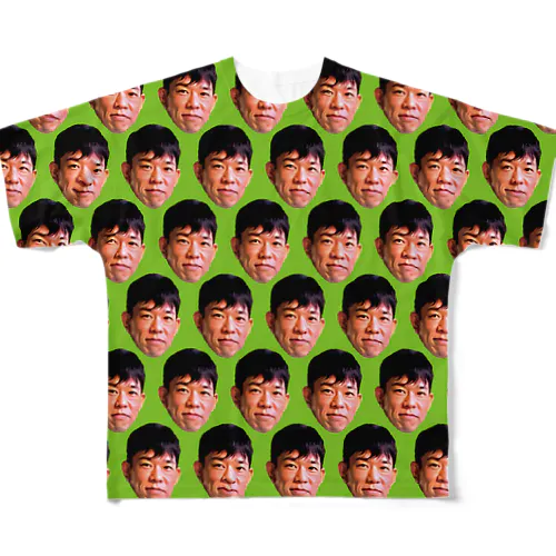 DJ ZET #オリジナル納豆 緑豆 All-Over Print T-Shirt