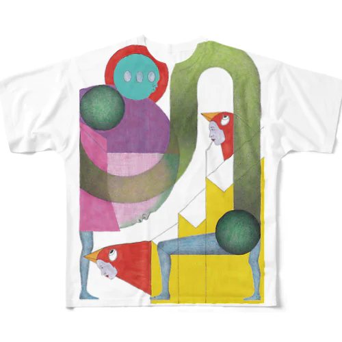 柔軟な鳥人 All-Over Print T-Shirt