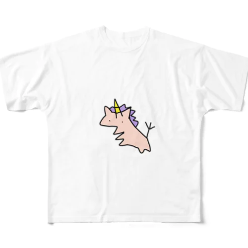 僕はユニコーン☆ゆにころ フルグラフィックTシャツ