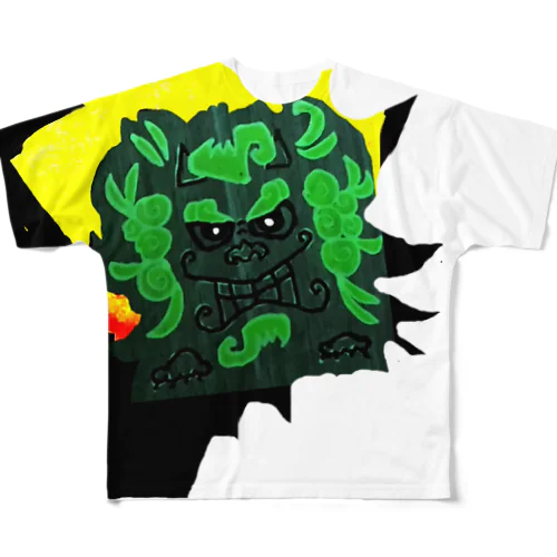 南国シーサー All-Over Print T-Shirt