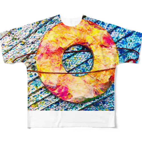 サターン All-Over Print T-Shirt