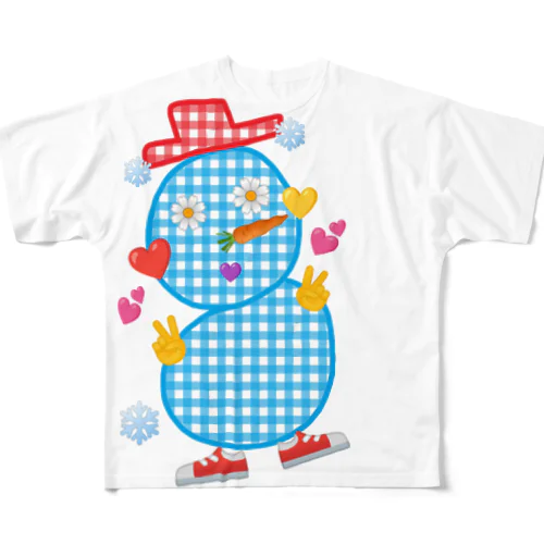 snowmanman All-Over Print T-Shirt
