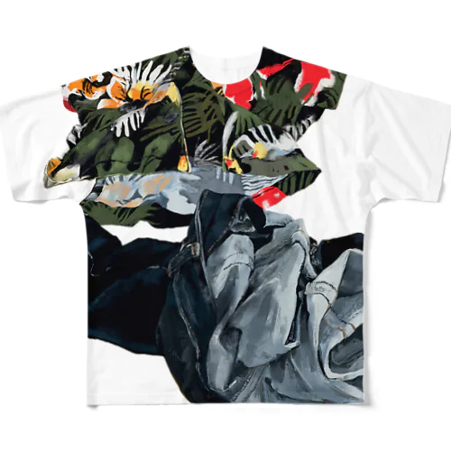 殻 All-Over Print T-Shirt