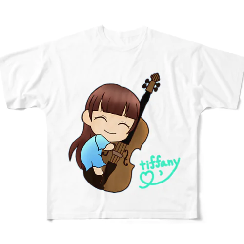 Tiffany  フルグラフィックTシャツ